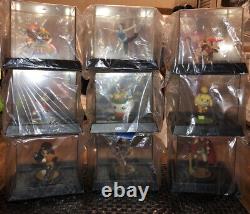 Lot of Amiibo 55 Figures In Hori Display Cases No Boxes Fire Emblem Villager