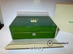 Luxury 10-Slot Green Wooden Watch Box Premium Display Storage Case