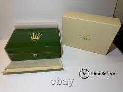 Luxury 10-Slot Green Wooden Watch Box Premium Display Storage Case