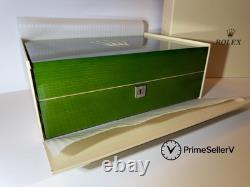 Luxury 10-Slot Green Wooden Watch Box Premium Display Storage Case