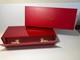 Luxury Red Lacquered Watch Storage Box 5 Slot Display Case Combination Lock Gift