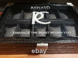 Luxury Renato Watch Box 10 Slot Collectors Display Case Sweet Looking Case