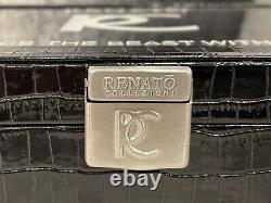 Luxury Renato Watch Box 10 Slot Collectors Display Case -new- Read Description