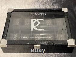 Luxury Renato Watch Box 10 Slot Collectors Display Case -new- Read Description