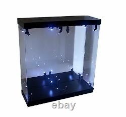 MB Acrylic Display Case Light Box for TWO 12 1/6th Scale Avengers Action Figure