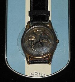 MUHAMMAD ALI- Fossil Watch in HAND-SIGNED WOODEN DISPLAY CASE with EXTRAS
