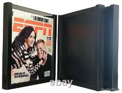 Magazine Display Frame Case Black Shadow Box ESPN Rolling Stone Lot of 3 A