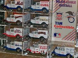 Matchbox 1990 MLB Team Trucks in Display Case-WithBoxes 26 In All/MINT