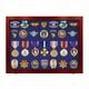 Medal Display Case, Award, Pin, Patches, Insignia, Ribbons Display Cabinet-Medium