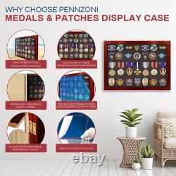 Medal Display Case, Award, Pin, Patches, Insignia, Ribbons Display Cabinet-Medium