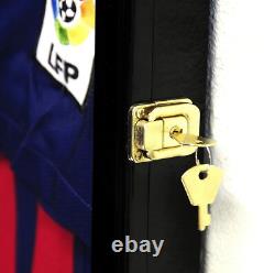 Medal Display Case XL Pin Badge Patch Flag Oak Wood Military Ribbon Shadow Box