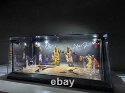 Michael Jordan & Kobe Bryant custom LED sports card display case FREE SHIPPING