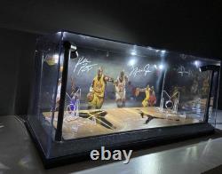 Michael Jordan & Kobe Bryant custom LED sports card display case FREE SHIPPING
