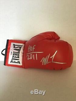 Mike Tyson Hof Autographed Glove And Display Case