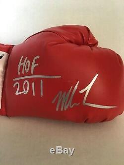 Mike Tyson Hof Autographed Glove And Display Case