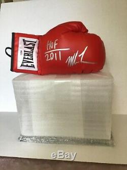 Mike Tyson Hof Autographed Glove And Display Case