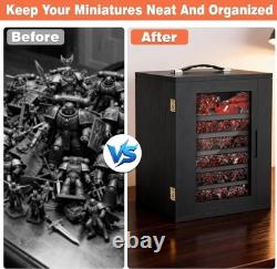 Miniature Storage Case for Collectibles, Miniature Display Cases with Magneti