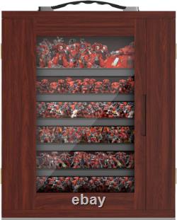 Miniature Storage Case for Collectibles, Miniature Display Cases with Magnetic D