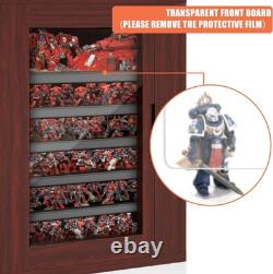 Miniature Storage Case for Collectibles, Miniature Display Cases with Magnetic D