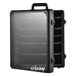 Miniature Storage Case for Collectibles Miniatures, Aluminum Display Cases