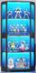 Minifigures Corner Display Case 4 Tier LED Figure Diecast Car Card Curio Cabinet