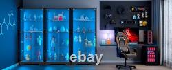 Minifigures Display Case 7 Tier 71 LED Light Figure Collectibles Glass Cabinet Minifigures Display Case 7 Tier 71 LED Light Figure Collectibles Glass Cabinet