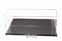 Mirror Acrylic Display Case UV Protection Large Box 17 x 6 x 7 (A019-MDS)