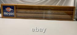 MoPac Display Case with 3 Shelves Plexiglass Doors, 59 3/4 X 12 1/4X 2 1/2