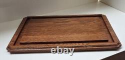 Model/Collectable Display Case Oak Wood/Acrylic Inside glass is 16x10x8