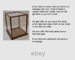 Model/Collectable Wood/Acrylic Display Case #PP25005 In Stock