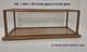 Model Display Case Wood/Acrylic Glass inside measures 28L x 10W x 10 #PP24022