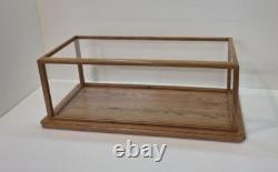 Model Display Case Wood/Acrylic Glass inside measures 28L x 10W x 10 #PP24022