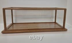 Model Display Case Wood/Acrylic Glass inside measures 28L x 10W x 10 #PP24022