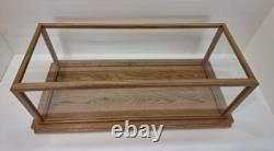 Model Display Case Wood/Acrylic Glass inside measures 28L x 10W x 10 #PP24022