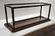 Model Display Case Wood/Acrylic inside glass measures 26x7x10