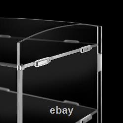 Modern 5-Layer Clear Acrylic Countertop Display Case Cabinet Showcase Box USA