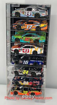 NASCAR 124 Diecast Display Case 8 Car Vertical