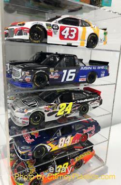 NASCAR 124 Diecast Display Case 8 Car Vertical