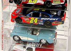 NASCAR Die cast 10 Car 124 Vertical fits RCCA Display Case