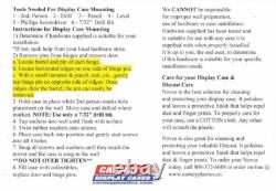 NASCAR Die cast 10 Car 124 Vertical fits RCCA Display Case