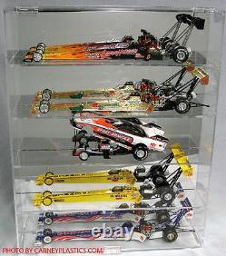 NHRA Die cast Display Case 5 1/24 Top Fuel Dragsters