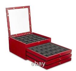 New Rosewood Zippo Lighters Chest Cabinet Display Cases Boxes holds 80 Lighters