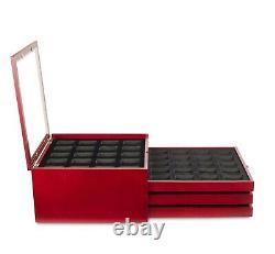 New Rosewood Zippo Lighters Chest Cabinet Display Cases Boxes holds 80 Lighters