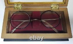 Noble Collection Harry Potter Glasses With Wooden Display Case Box Rare