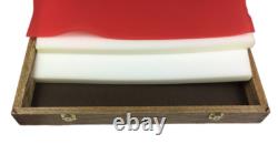 Oak Wood Display Case 18 x 24 x 3 for Arrowheads Knives Collectibles & More