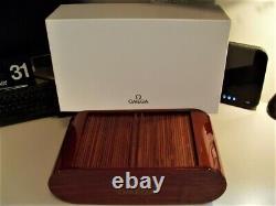 Omega Swiss New Old Stock Super Rare Dealer 8 Watch Mahogany Display Case In Box
