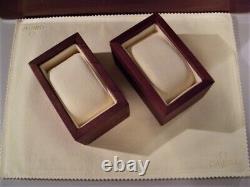 Omega Swiss Vintage Super Rare Dealer 8 Watch Mahogany Store Display Case Wt Box