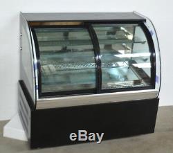 Open Box Commercial Countertop Refrigerated Cake Bakery Display Case Cabinet 220