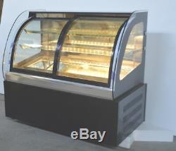 Open Box Commercial Countertop Refrigerated Cake Bakery Display Case Cabinet 220