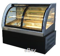 Open Box Commercial Countertop Refrigerated Cake Bakery Display Case Cabinet 220